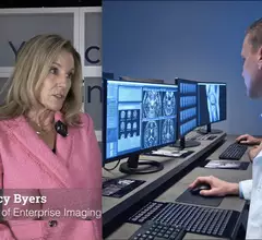 Video of Tracy Byers, CEO, Change Healthcare, explaining trends in the PACS market at RSNA 2023. #RSNA #enterpriseimaging #PACS #HealthIT
