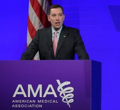Drawing inspiration from the World War II “Why We Fight” campaign that rallied support for the U.S. war effort, American Medical Association (AMA) President Jesse M. Ehrenfeld, MD, MPH, drew comparisons with the uphill battles physicians are facing today with dwindling reimbursements, physicians shortages, burnout and administrative fights against prior authorization burdens and attempts to preserve access to telehealth. #AMA #AMAHOD24 #AMAHOD2024 #HOD #HOD24 #HOD2024