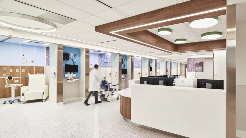 The recently renovated Mount Sinai Hospital children’s emergency department (ED). It was part of a $70 million project to modernize the ED.