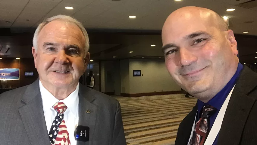 American Medical Association President Gerald Harmon, MD, and Health Exec Digital Editor Dave Fornell met up for a video interview on some of the hottest topics discussed at the 2022 AMA House of Delegates meeting. Harmon, a retired Air Force general and family practice specialist, said the top discussions were resolutions that address gun control. The AMA views shootings as a public health epidemic because gun shot wounds are now the leading cause of death under 18. #AMA #AMA22 #AMA2022 #AMA175 #AMAmtg
