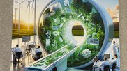 Radiology going green sustainability RSNA 2024 DF art by Suyal. sh Gunjal 2
