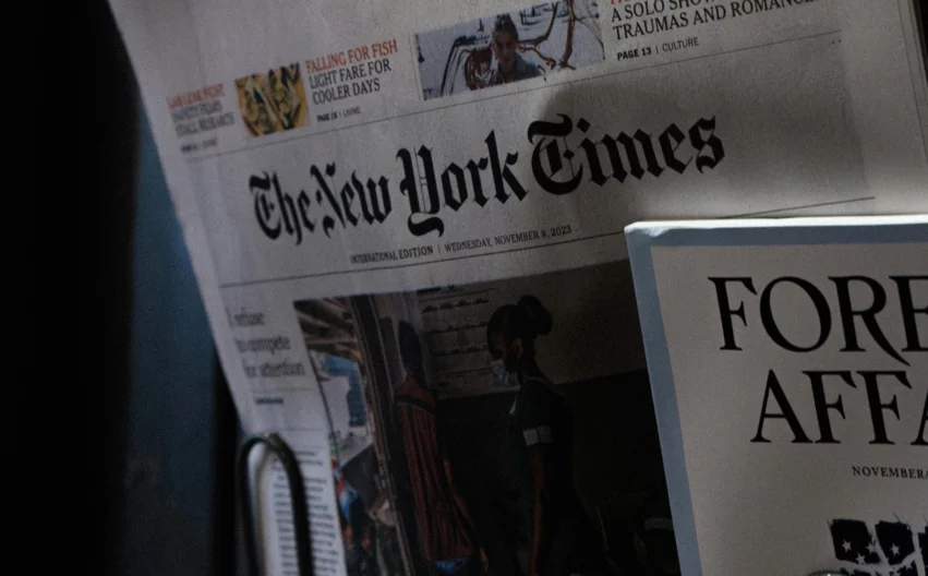 New York Times artificial intelligence training data