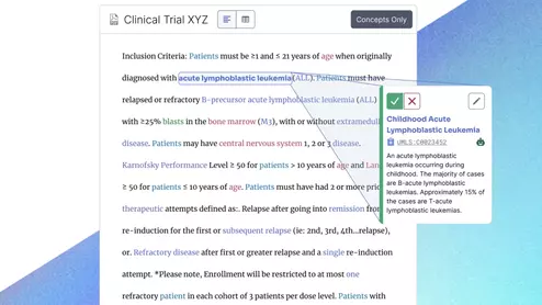 AI-assisted document annotation and data labeling from the start-up ScienceIO is supposed to give providers a tool to turn documents into data. Documents are automatically labeled and users have the ability to edit them and add their own labels. The Annotate software is designed for healthcare records, protocols and papers and is more 20 times faster than manual labeling.