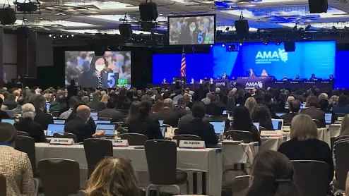 AMA declares climate change a public health crisis — The American Medical Association (AMA) this week adopted policy during the annual House of Delegates meeting declaring climate change a public health crisis that threatens the health and well-being of all people. Some of these effects have already been seen with increasing numbers of wildfires, the resulting poor air quality, heat related deaths and warmer temperatures causing rise in mosquito vector diseases. #AMA #AMA175 #AMAmtg #Climatechange