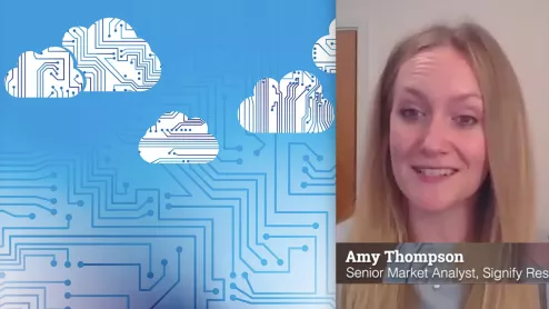 Why is cloud computing is being adopted in radiology? Amy Thompson, a senior analyst at Signify Research, explains what she is seeing in radiology PACS and enterprise imaging system in the market in terms of cloud adoption. She said there has been rising interest in adopting cloud over the past few years, and the COVID pandemic showed amity healthcare systems the value of having a cloud-based system for easier remote access to patient data and imaging.