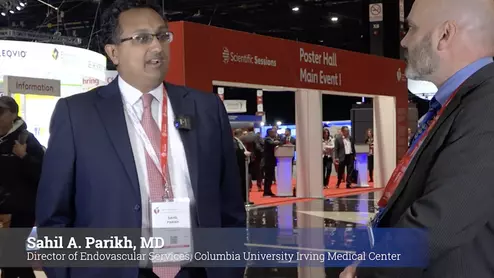 Sahil Parikh explains the tread of cardiology departments treating critical limb ischemia (CLI) at AHA 2022.