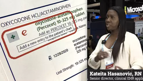 Video of Kateita Hasanovic, RN, senior director, clinical EHR applications at Baptist Health, Jacksonville, Florida, explains how her large health system consolidated its Epic EHR and patient medication history.