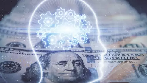 artificial intelligence AI money brain dollar
