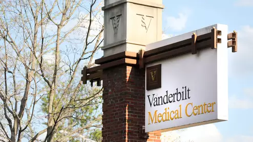 Vanderbilt University Medical Center sign