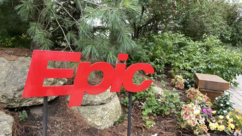 Epic sign at HQ campus DF