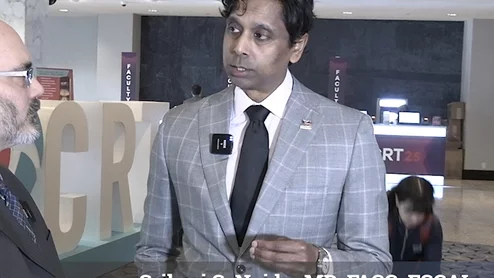 Video interview with Hari Naidu SCAI president on the need for policy for increased radiation protection in the cath lab.