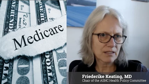 Friederike Keating, MD, director, nuclear cardiology, at University of Vermont Health, and chair of American Society of nuclear Cardiology (ASNC) Health Policy Committee, explains the support behind House Bill 7520 that aims to halt the Medicare's 2.5% efficiency adjustment cut to physician payments that was included in the 2025 Medicare Physician Fee Schedule.
