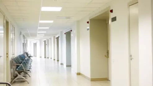 hospital corridor