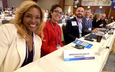 American College of Radiology (ACR) delegates at the AMA HOD 2025 meeting. The American Medical Association (AMA) House of Delegates (HOD) 2025 annual meeting where U.S. healthcare policy the AMA advocates for is formulated. #AMA #AMA2025