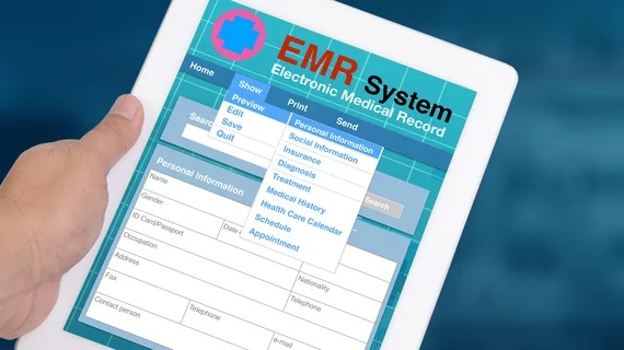 Electronic health records (EHR), or electronic medical records (EMR), are used to records all of a patient's data and imaging in one location to make it easier for clinicians to access.