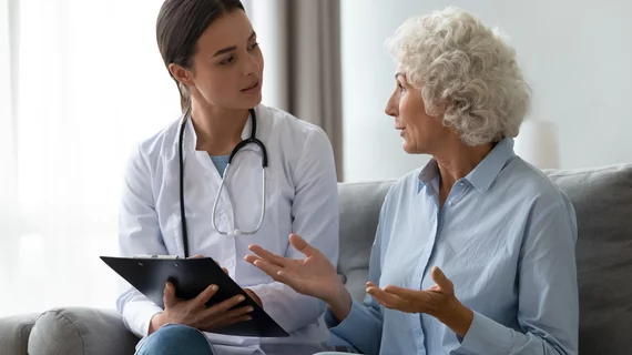 Elderly patient doctor. Despite an expanded indication from the FDA and lower prices, patient access to these cholesterol-lowering medications remains a significant issue.