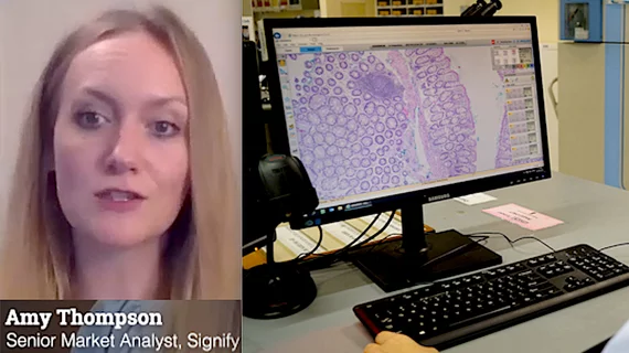 Signify Research analyst Amy Thompson discusses connecting pathology and others with enterprise imaging systems.