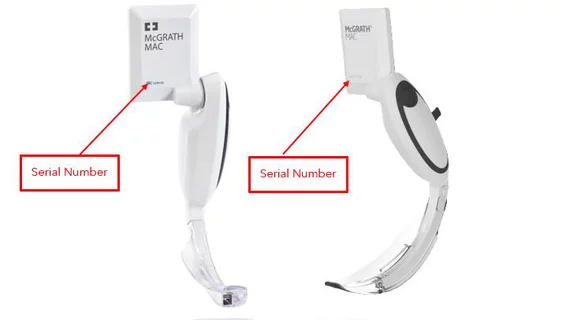 McGRATH MAC video laryngoscope