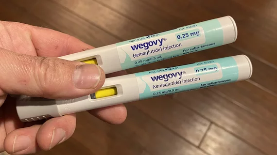 Semaglutide (Wegovy) injector pen. Photo by Dave Fornell