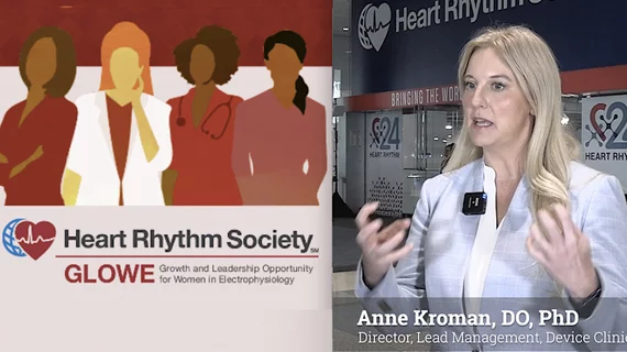 Anne Kroman, DO, MUSC, explains efforts to increasing female representation in electrophysiology. #GLOWE #HRS #HRS24 #WomeninEP