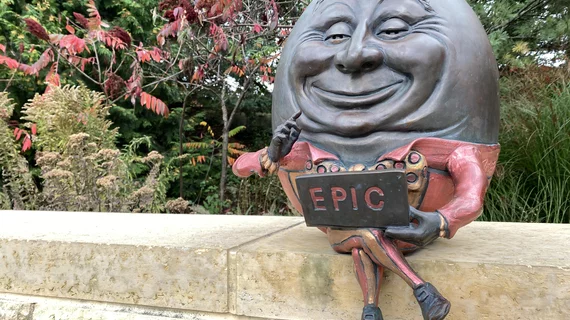 Epic campus sculpture art. Photo by Dave Fornell