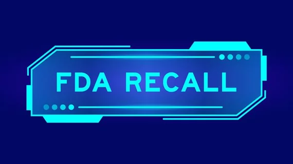 FDA recall medical device recall product recall