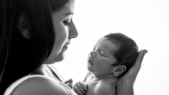 mother and newborn baby