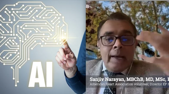 Sanjiv Narayan, MD, MBChB, MSc, FRCP, an American Heart Association volunteer, director of the electrophysiology research and atrial fibrillation program, and co-founder of the Stanford Arrhythmia Center at Stanford Medicine, sees AI at a major inflection point in cardiology, enabling cardiologists to become more efficient, gain more detailed insights into their patients' risk factors, better answers to clinical questions and help in navigating procedures. But, he said AI will not replace cardiologists.